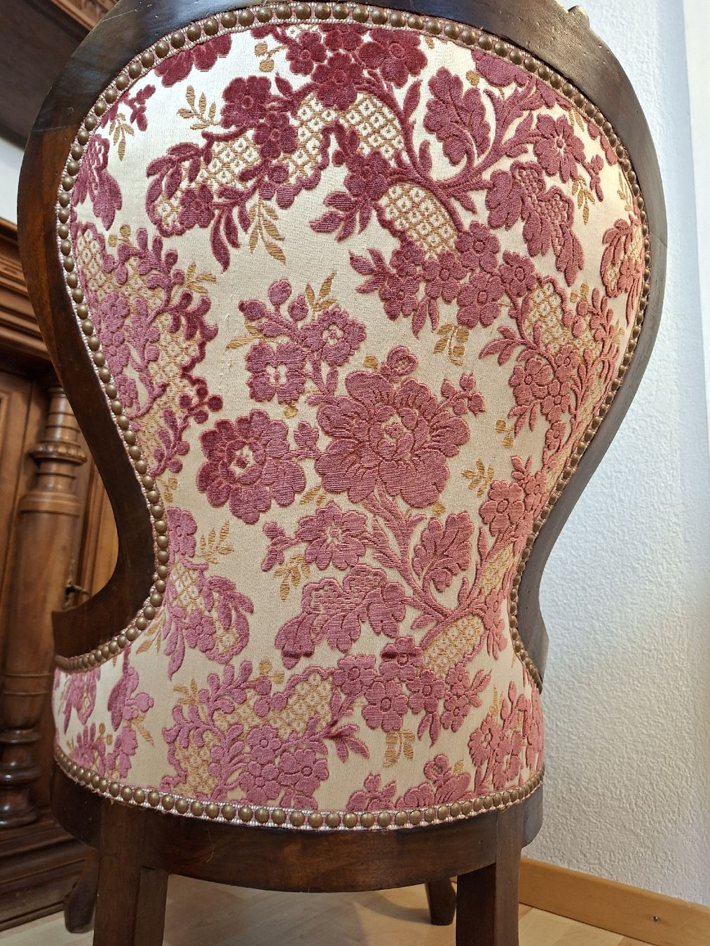 Sessel: Sessel mit Hocker Antik Polstersessel Set Vintage – Gebraucht aus Steffisburg von ZeitReise_ 4