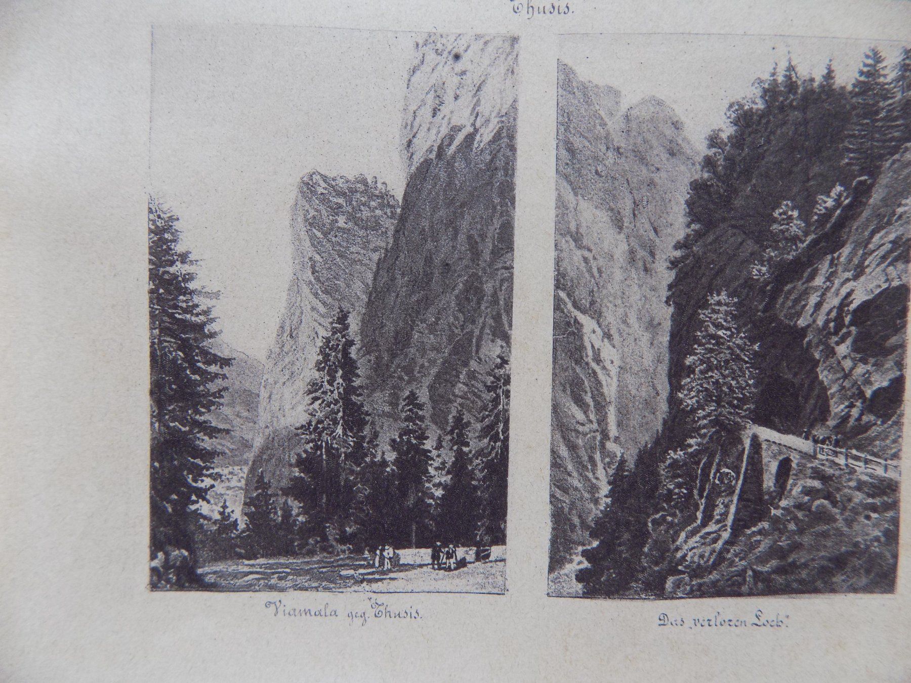 Gravures: Thusis Via Mala – D'occasion à Risch par Rischli15 1