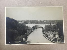 alte Photokarte Partie Stadt Bern Edition Wellington