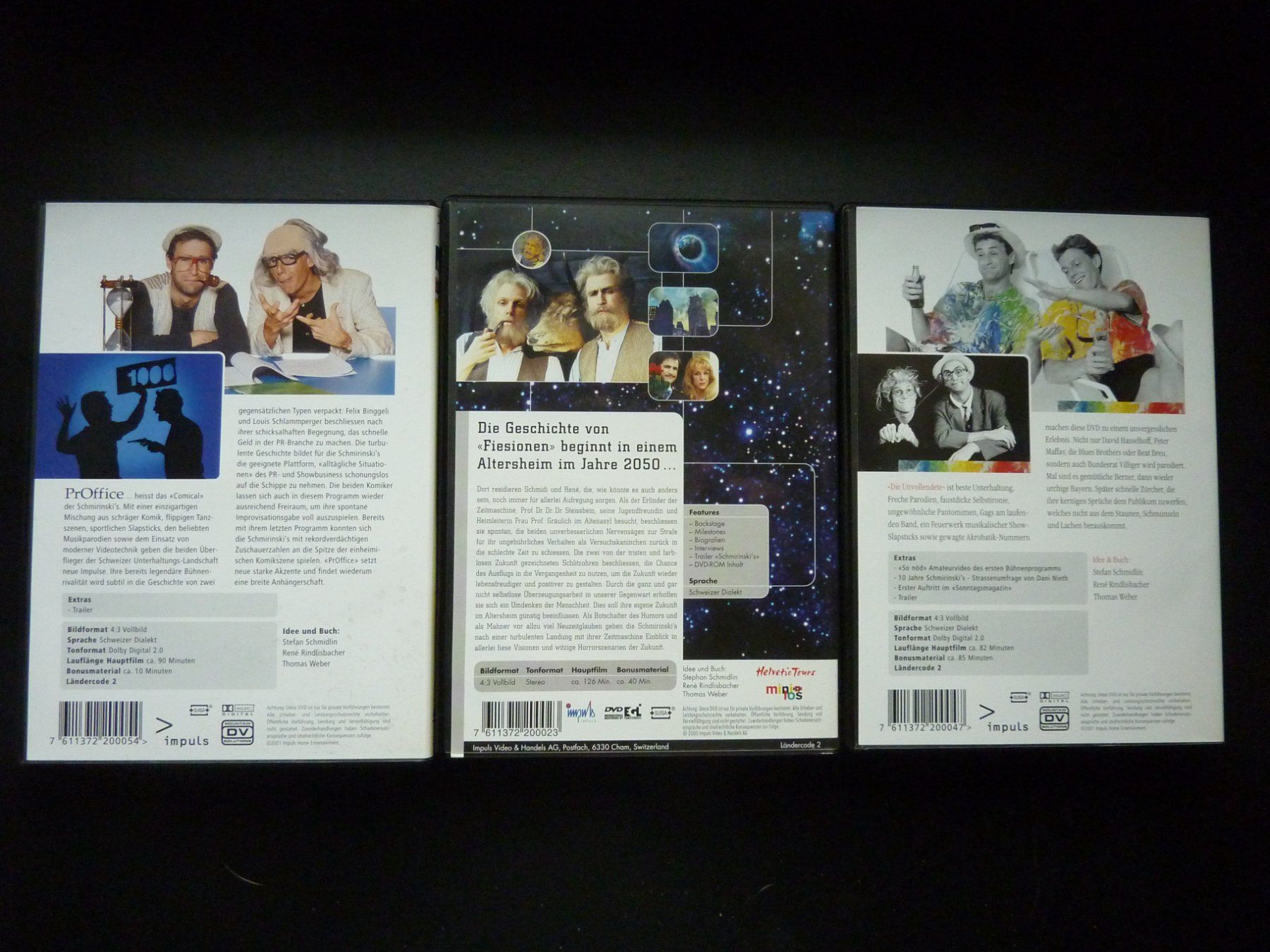 Tutti i DVDs: 3 DVD's: Schmirinki's Collection – Usato da Effretikon venduto da lutoneno 3