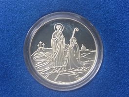 500 Lire Silbermünze,Vatikan ,Beata Vergine Maria PP (fs)