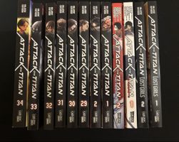 verschiedene Attack on Titan Mangas
