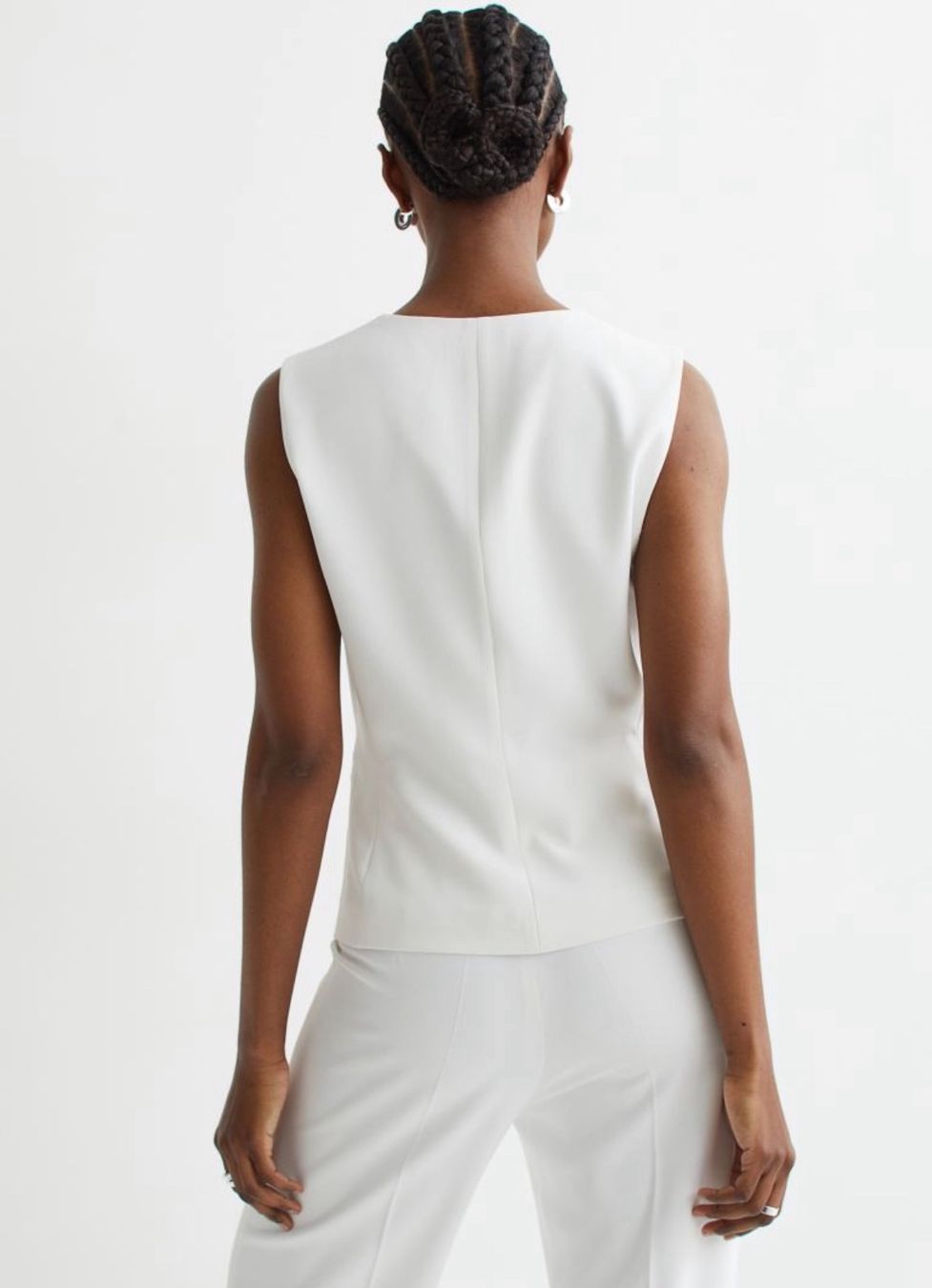 H&M Gilet & Giacche senza maniche: H&M Damen Weste Weiss 38/M – Nuovo (secondo la descrizione) da Zumikon venduto da NG_79 1