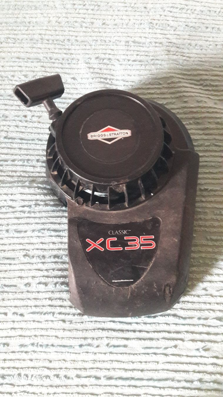 Rasenmäher: Briggs & Stratton Rasenmäherstarter – Gebraucht aus Laufen von Mann455
