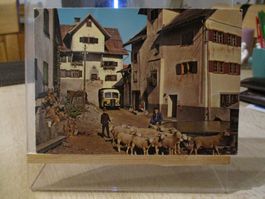 Sarn Heinzenberg Post PTT Saurer Schafe Postkarte   1