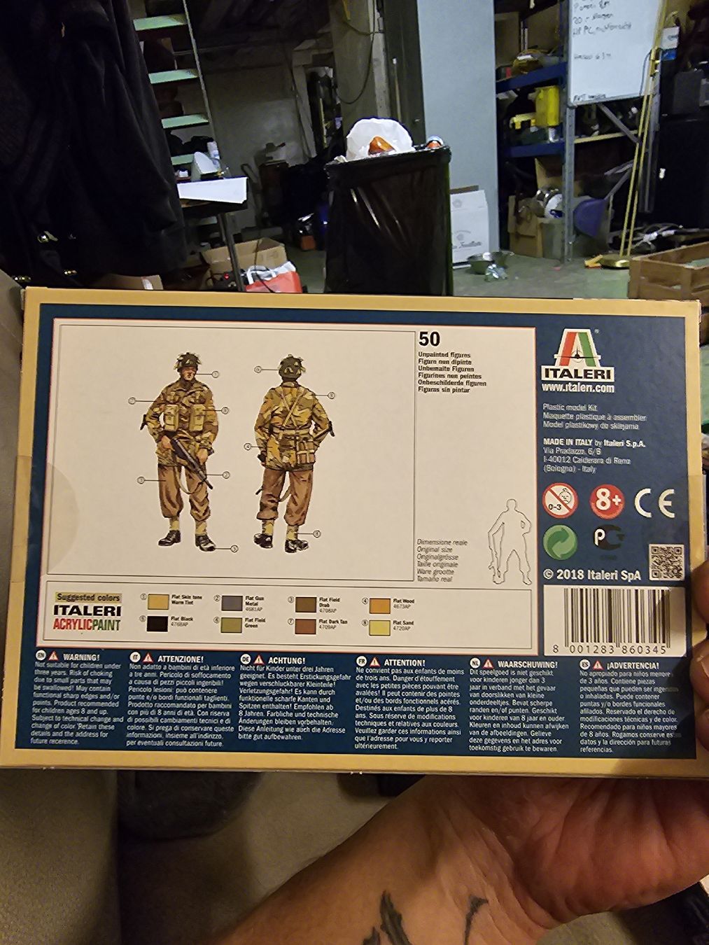 Statuette: Italeri WWII Britische Fallschirmjäger, "Red Devils" (x) – Nuovo e nell'imballaggio originale da Rorschach venduto da TimelessTrading 1