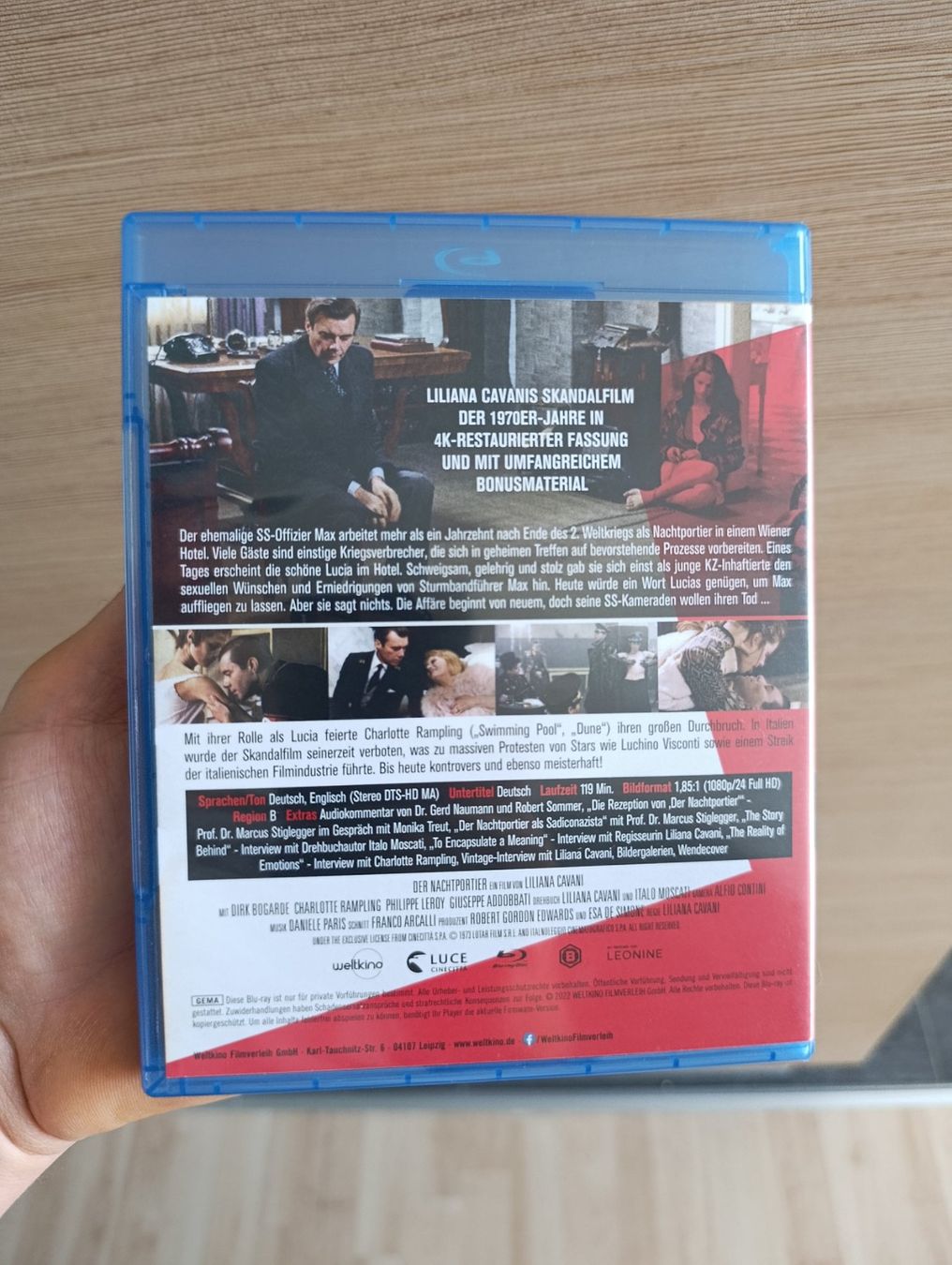 Tutti i DVDs: Der Nachtportier Blu-ray – Usato da Wil SG venduto da Donaldus 1