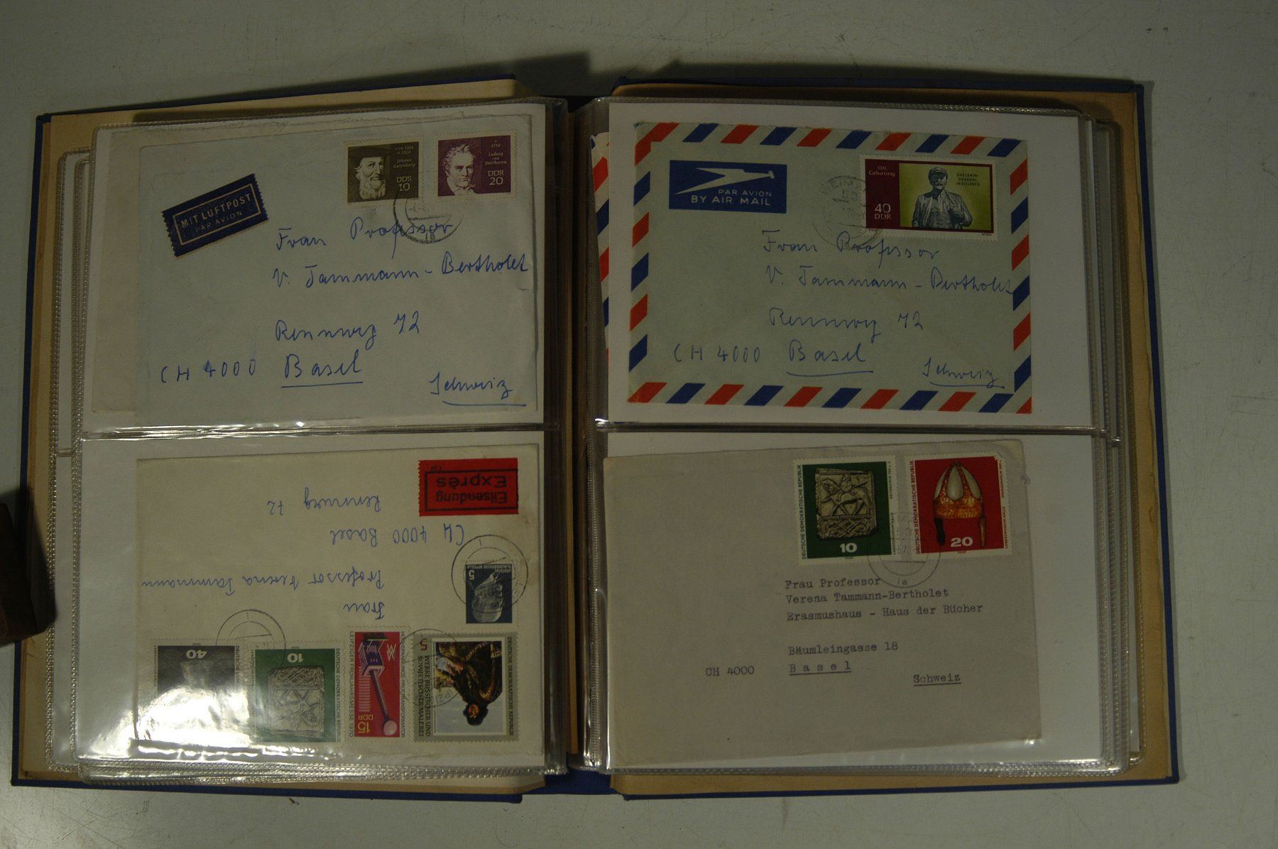 Tutti i francobolli: Ersttagsbriefe DDR auch Luftpost ca. 60 Stück – Usato da Herisau venduto da Wisen 4