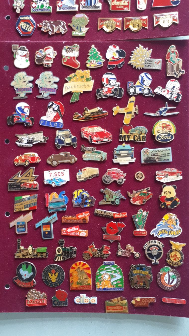 Placchette & Badge: PIN-Sammlung, 500+ – Usato da Goldiwil (Thun) venduto da chilou 3