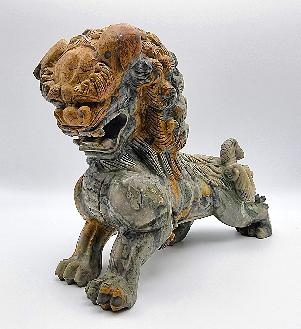 Sculture & Statue: Jade Wächterlöwe, Foo Dog, Shishi – Usato da Emmenbrücke venduto da Lenssen 2
