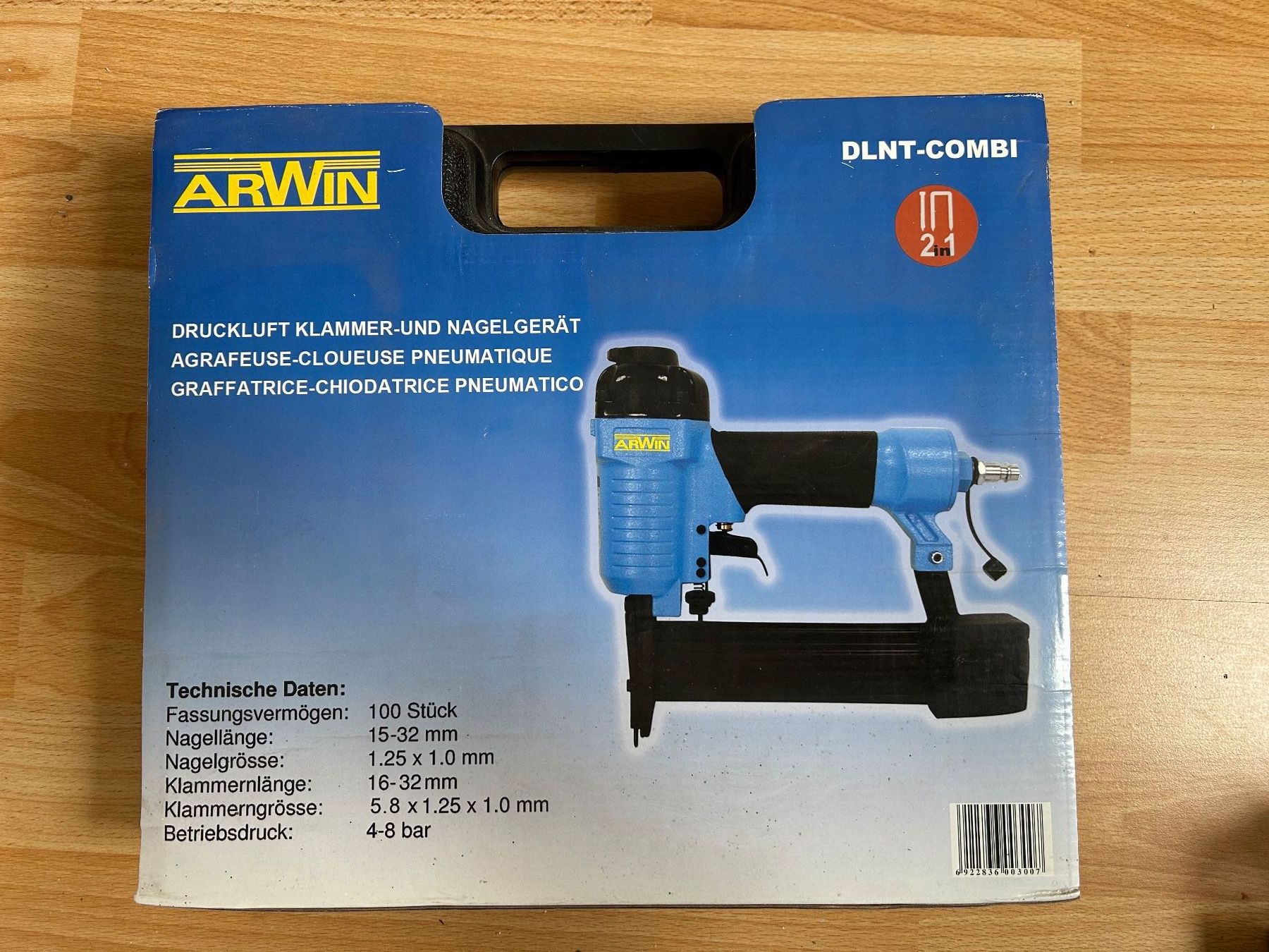 Tutte le macchine: Agrafeuse-cloueuse pneumatique Arwin – Usato da Courroux venduto da pupaaldi