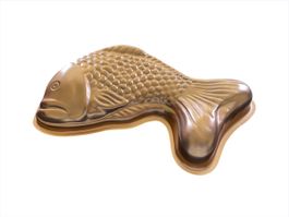 Vintage Kuchenform Fisch, Backform zum aufhängen