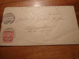Brief 1896, Ziffermuster, o Schwarzenbach bei Huttwil