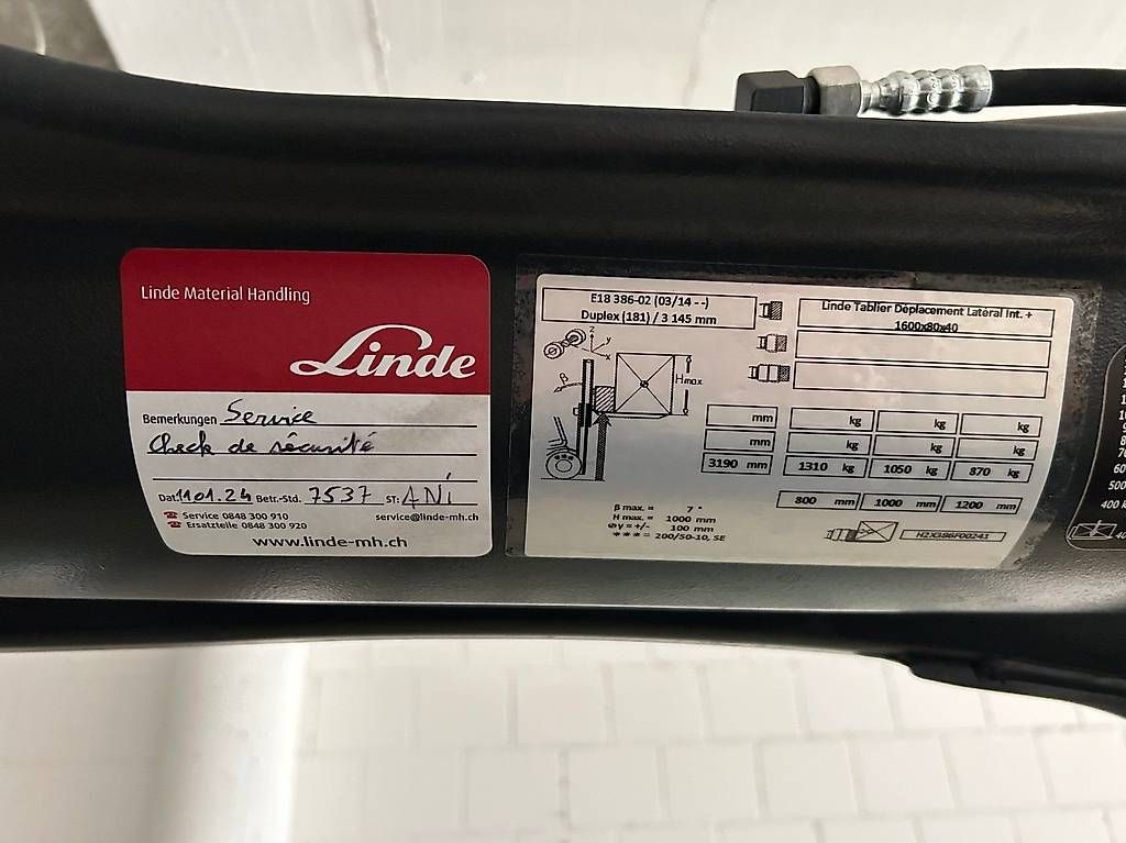 Gabelstapler & Hubwagen: Linde E18Elektro Stapler – Gebraucht aus Unterseen von Panini56 3