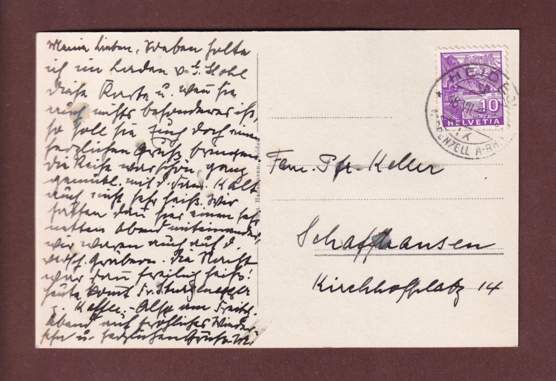 Ansichtskarten: HEIDEN - 1935 – Gebraucht aus Pully von nicecards-shop 1