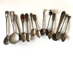 Collection of various vintage spoons