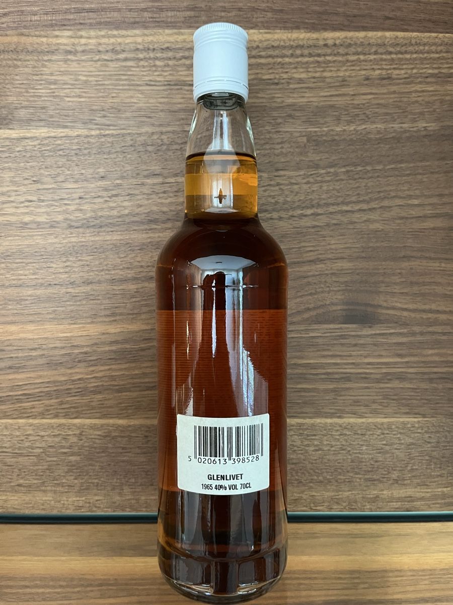 Glenlivet Bevande alcoliche: Glenlivet 1965 Single Malt Whisky – Nuovo e nell'imballaggio originale da Therwil venduto da MRa77 1