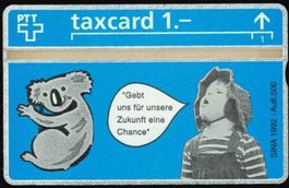 Taxcard 207L_28658 Kind mit Koala deutsch 500 Ex ungebraucht