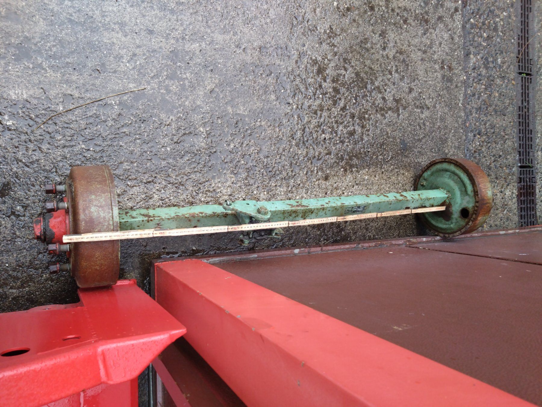 Anhänger: Agrar Achse Spur 152cm – Gebraucht aus Egg SZ von kombi83 1
