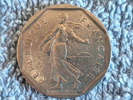 2 Francs Semeuse (1980) von Oscar Roty