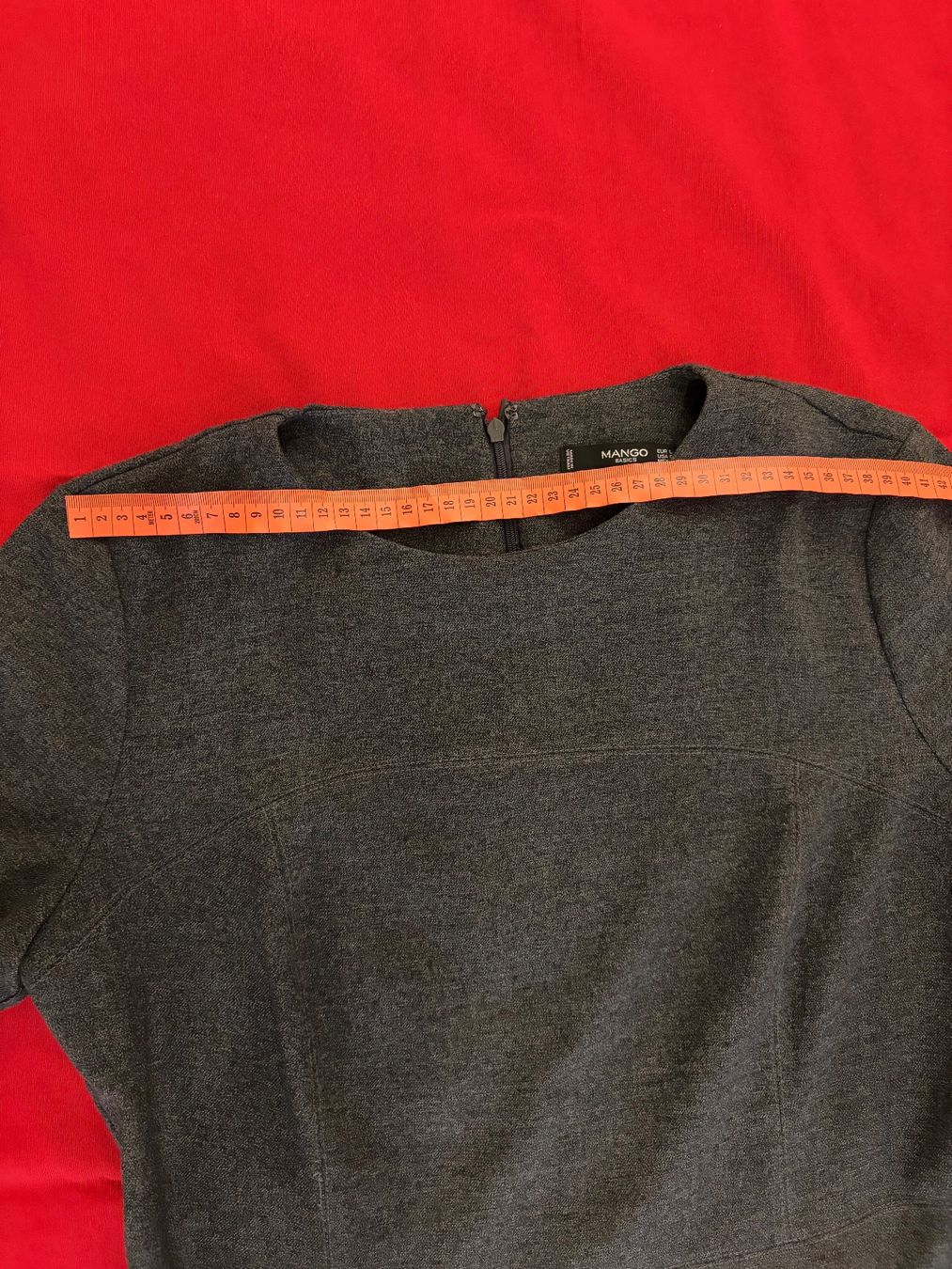 Mango Vestiti: Mango Grey Summer Dress, Size L, Flared – Usato da Nyon venduto da Deb_D39 5