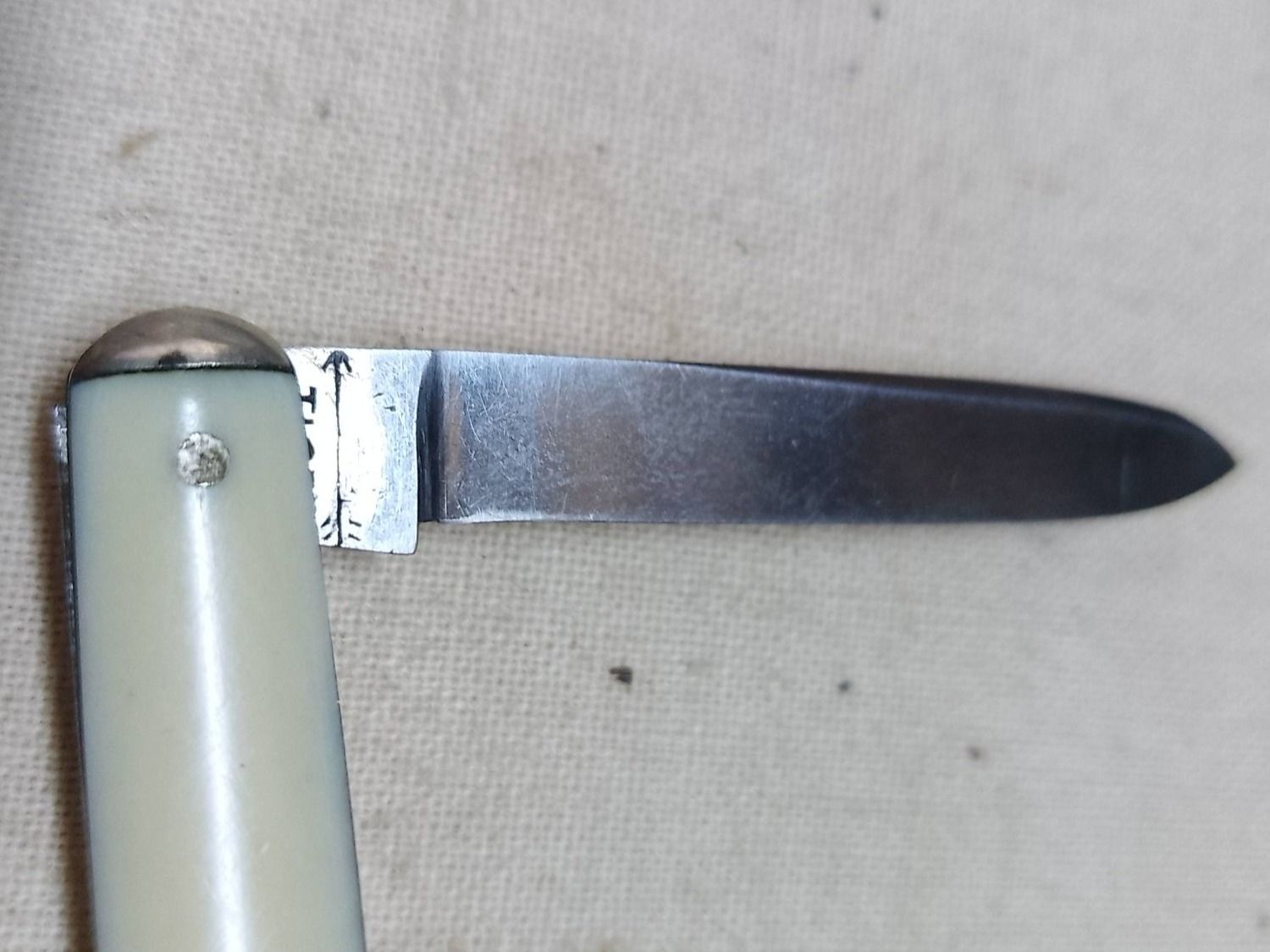 Taschenmesser: Messer - vintage -  vecchio - "W.A - Colley - Sheffield". – Gebraucht aus Sorengo von 74in 4