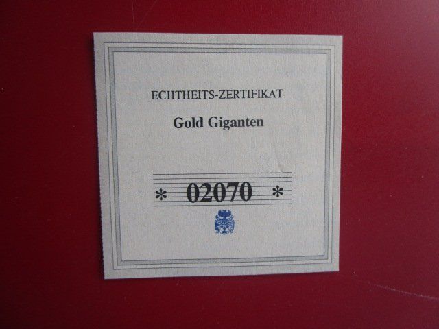 Medaglie: GIGANT: Replik "20$ Gold Eagle 1933" - PP - D = 70mm – Nuovo (secondo la descrizione) da Luzern venduto da Horoskop1 2