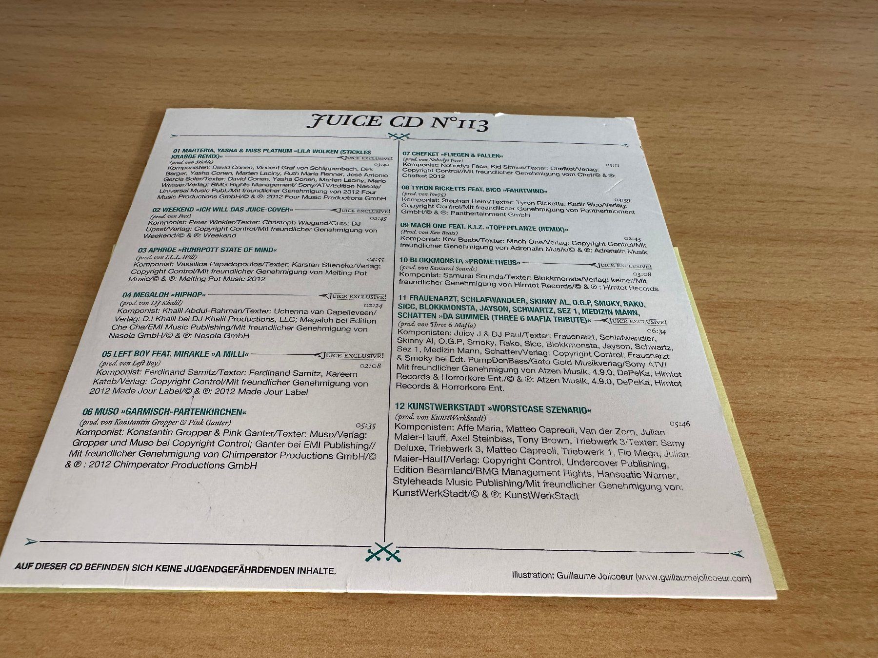CDs: Various – Juice CD Volume 113 – Gebraucht aus Rikon im Tösstal von Alpenmutz 1