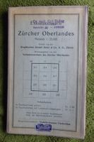 Exkursionskarte des Zürcher Oberlandes, 1 : 25 000, 1929