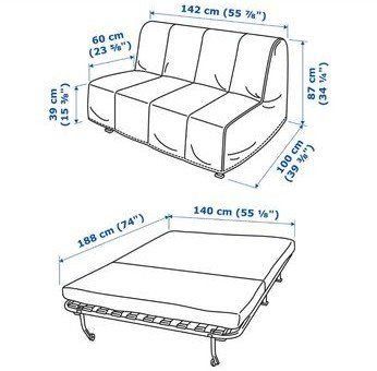 Ikea Divani: Sofa Bettsofa IKEA – Usato da Bern venduto da thealidir 1