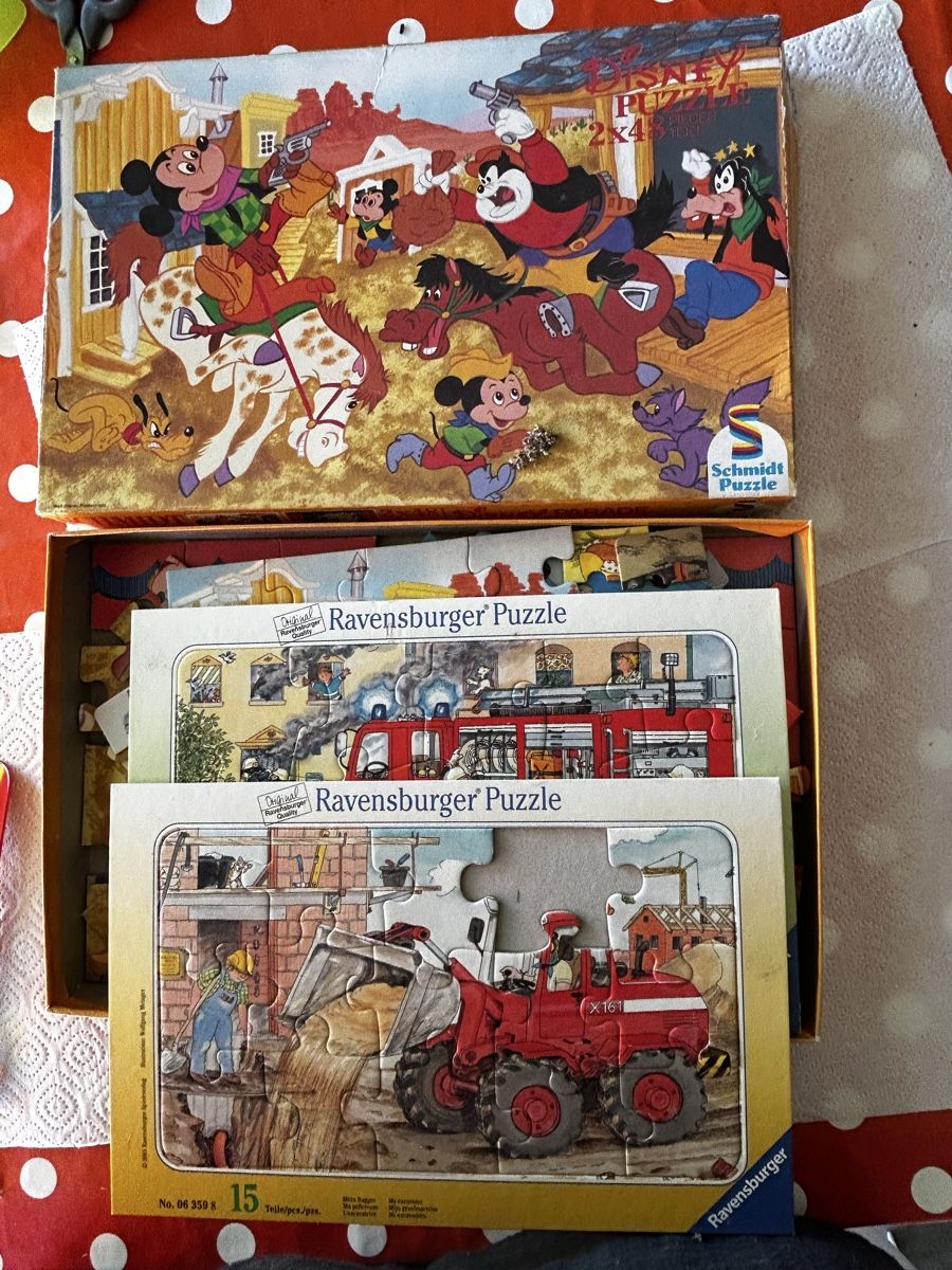 Disney Puzzle: Disney Puzzle, 2x 48 Stk, Schmidt Puzzle – Usato da Lengnau BE venduto da AgriOttu