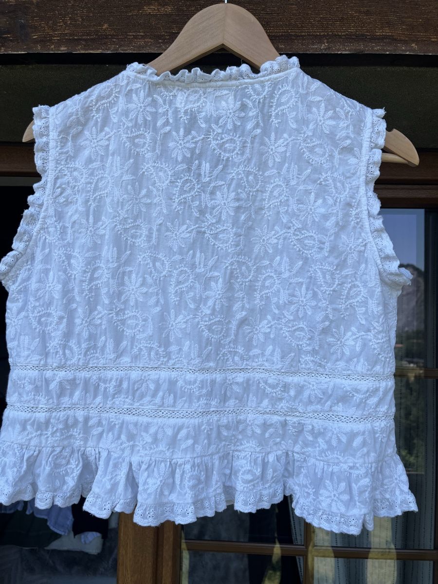 Top: Haut en coton Gr L – Nuovo (secondo la descrizione) da Ovronnaz venduto da fra_n8h8 2