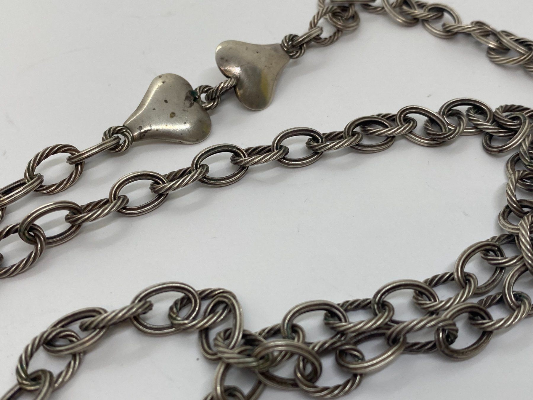 Ketten: BARETTE-Kette 96cm Silber 65gr. /i429 – Gebraucht aus Bern von JMsoehne1987 2