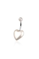 Bauchnabelpiercing mit Herz Anhänger