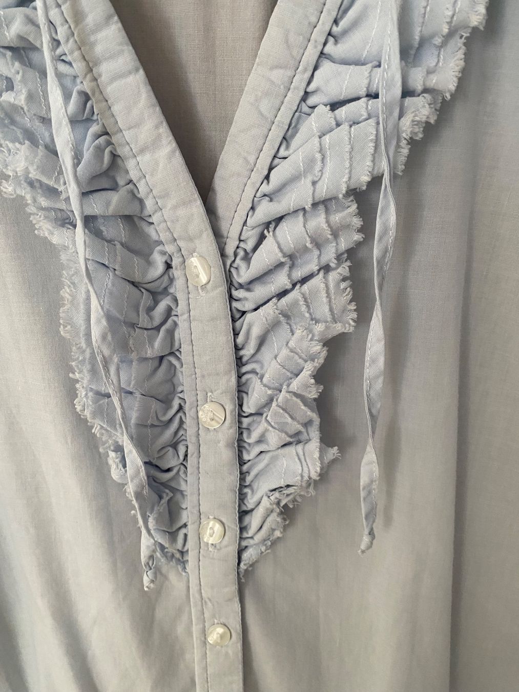 S.Oliver Blusen: Bluse, 38, h’Blau mit Spitze – Gebraucht aus Eiken von jessycat01 1