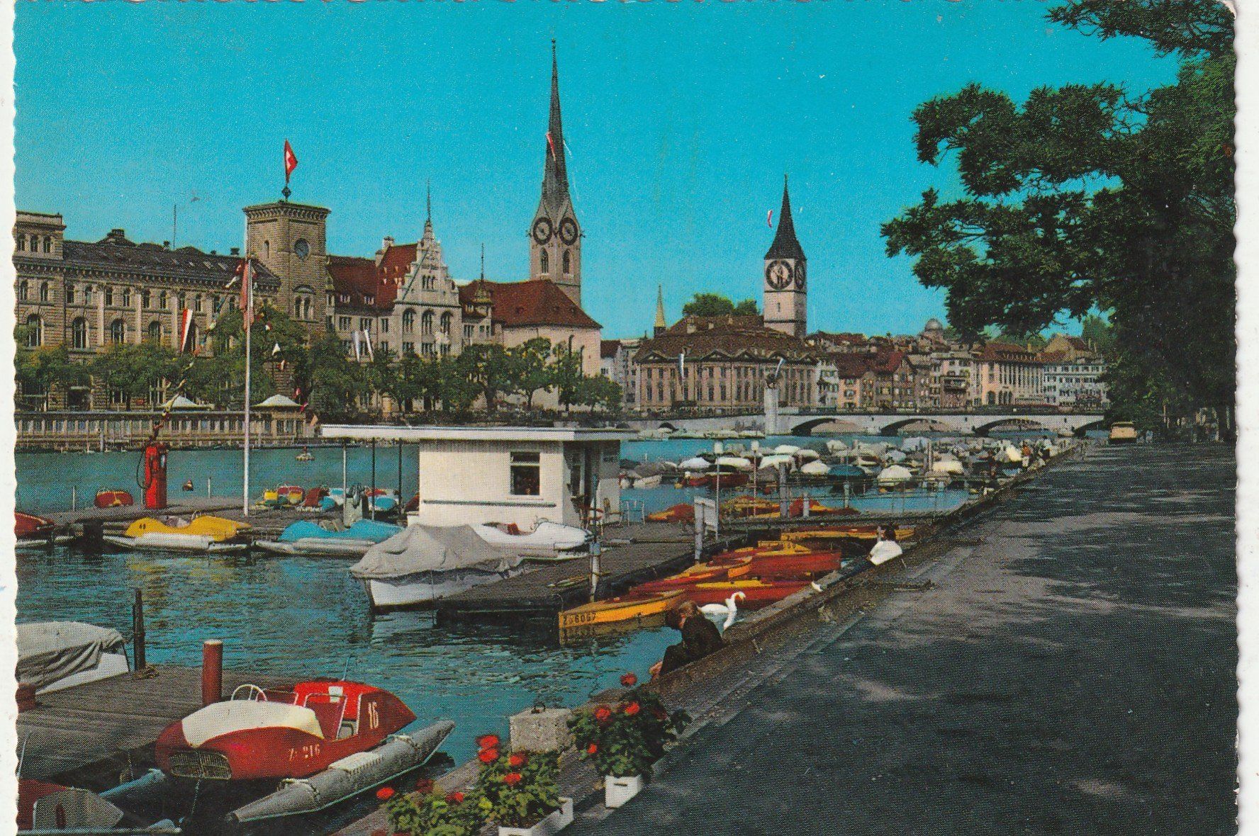 Cartes postales: Zürich – D'occasion à Lumbrein par made02