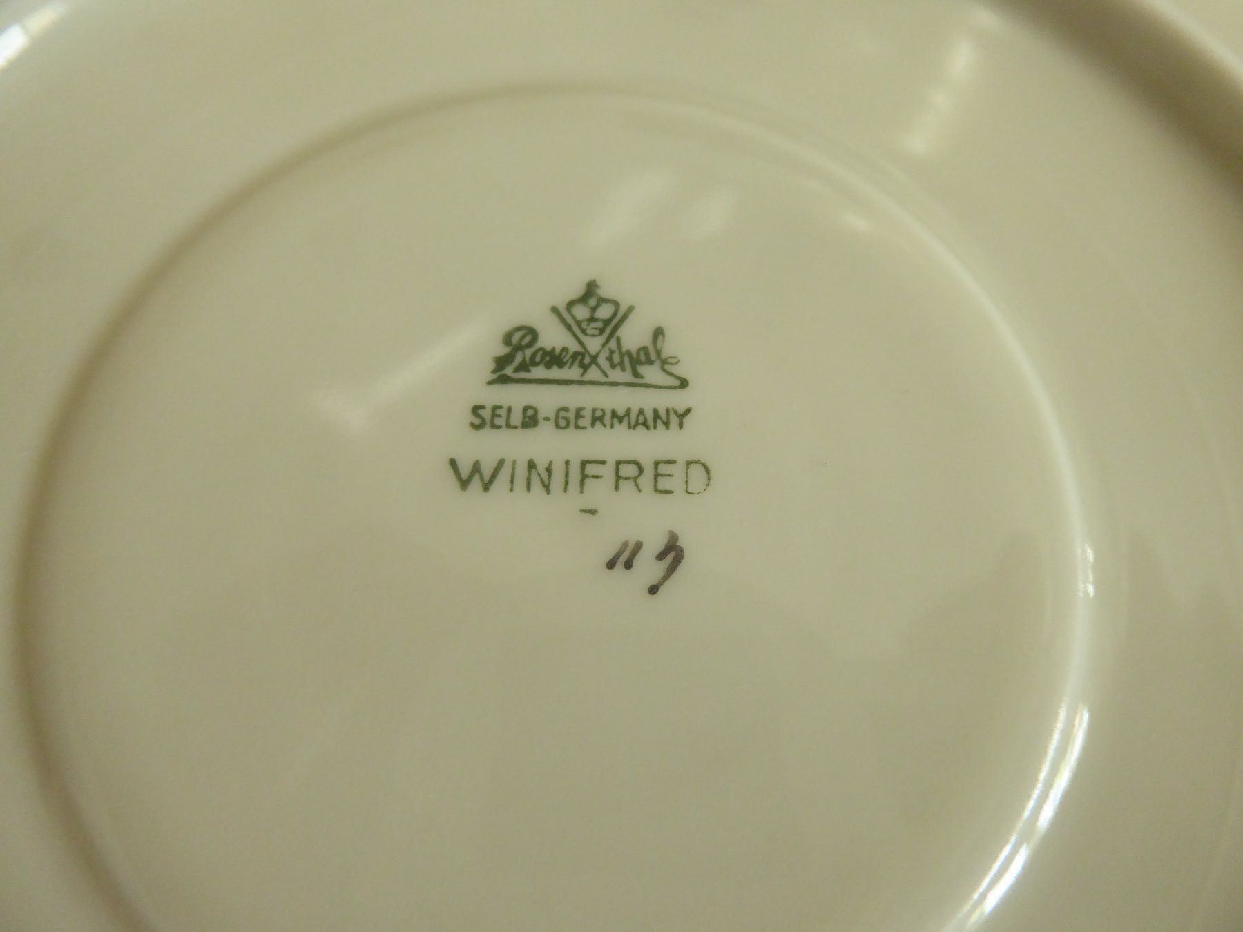 Rosenthal Teller: schöne Rosenthal Unterteller – Gebraucht aus Zürich von Chaeffeler 3
