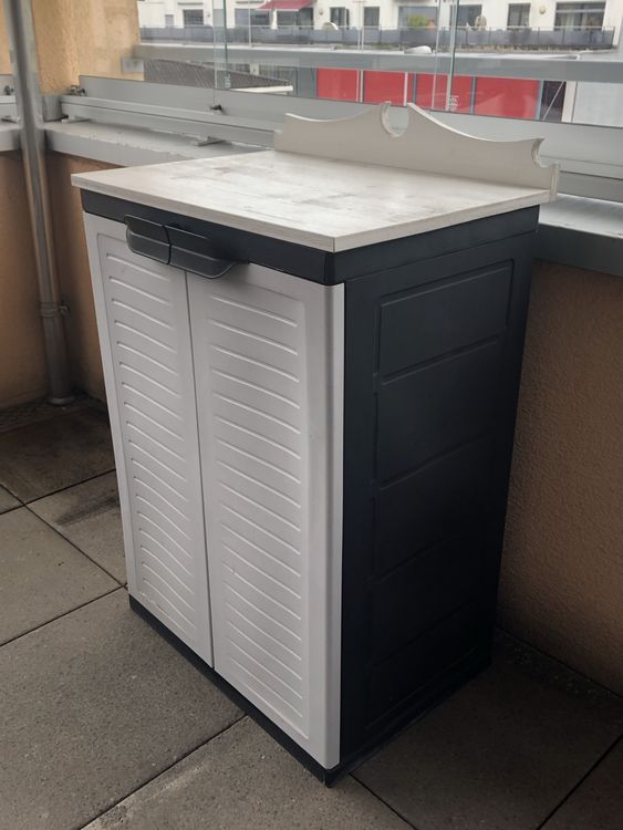 Wetterfester Schrank für Balkon/Garten Kaufen auf Ricardo