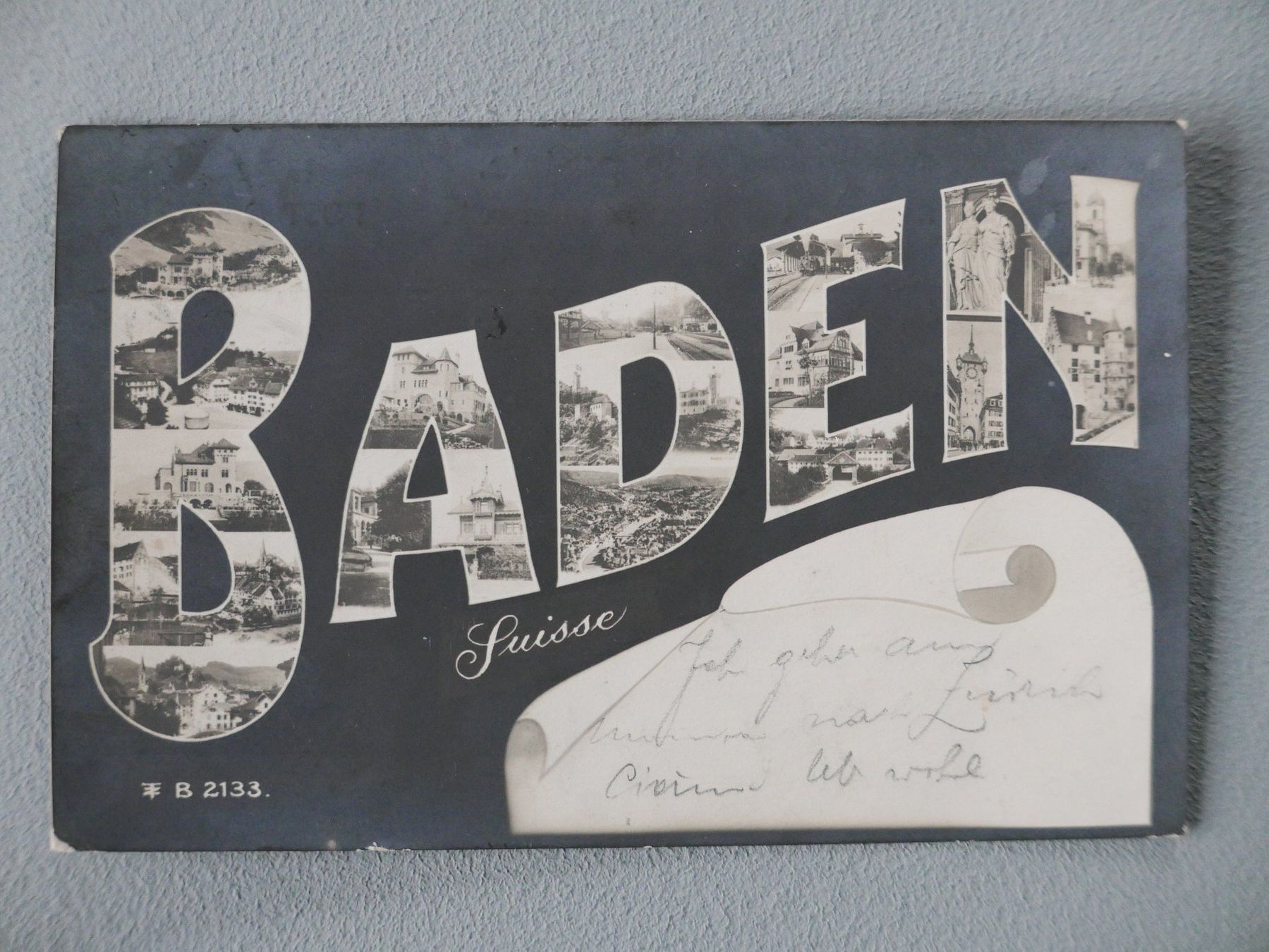 Cartes postales: ANTIKE ANSICHTSKARTEN BADEN AARGAU – D'occasion à Balgach par Zwischenraum 4