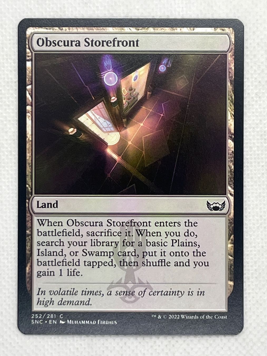 Magic The Gathering Sammelbilder & Trading cards: MTG Obscura Storefront SNC 252 Englisch Common – Gebraucht aus Hinterkappelen von Kim1992