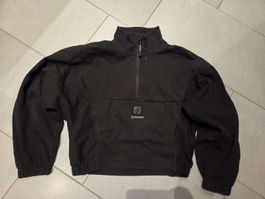Superdry Damen Zip Top Schwarz Gr. M
