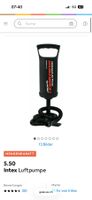 Intex Luftpumpe und Matratze