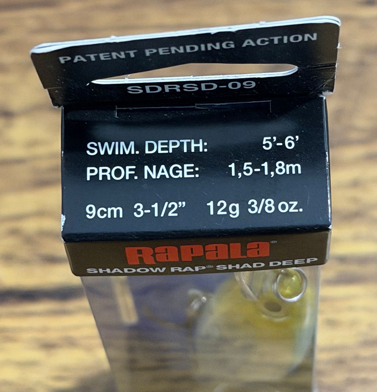 Rapala Esche: Rapala Shadow Rap Shad Deep - 9cm 12 gr #17 – Nuovo e nell'imballaggio originale da Widnau venduto da Fishingtackle_Oggy 3