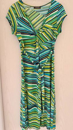 Fifilles Paris Stretch-Kleid / Sommerkleid bunt Gr. 36