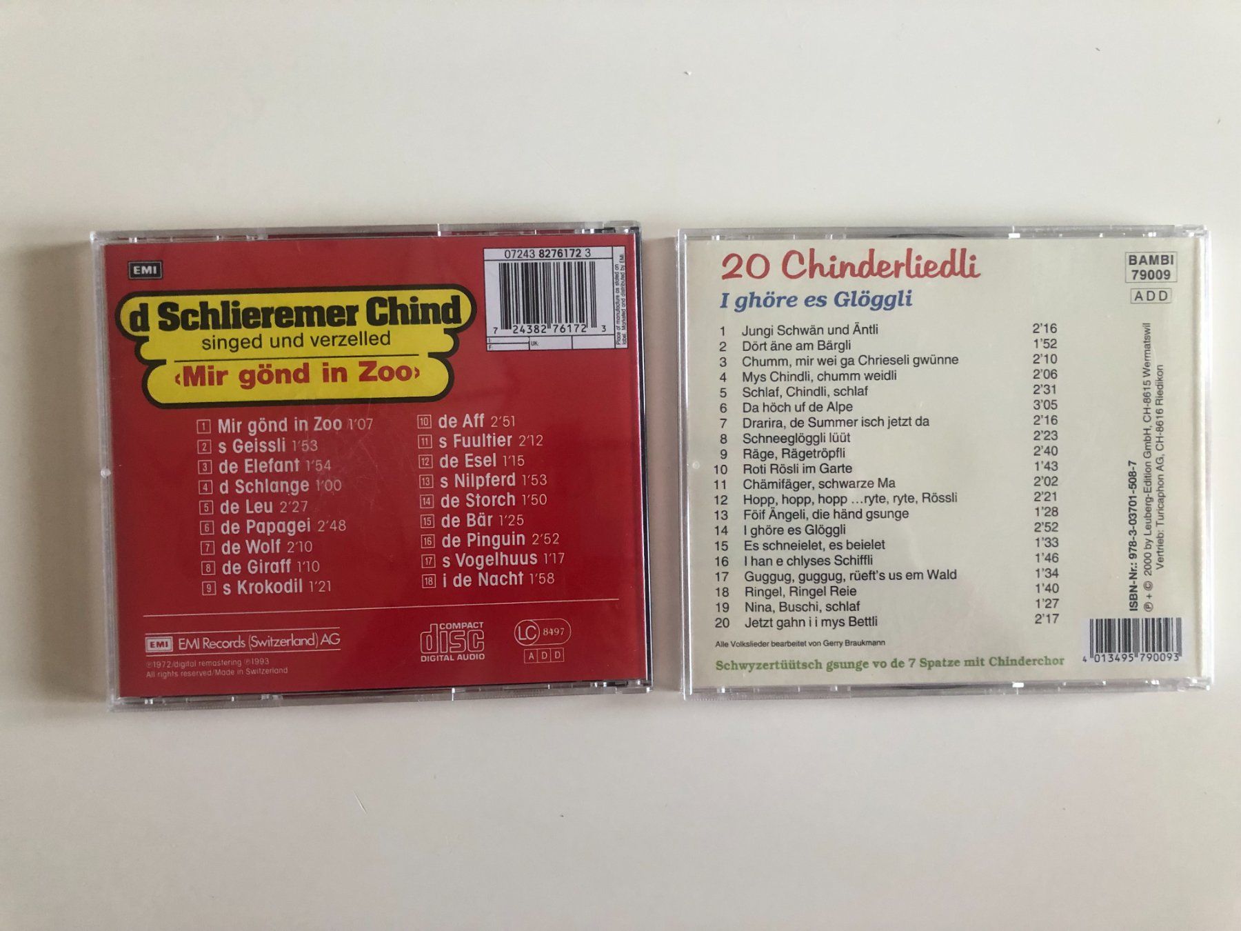CD: CDs mir gönd in Zoo & Chinderliedli – Usato da Bassersdorf venduto da sammelfloh 1