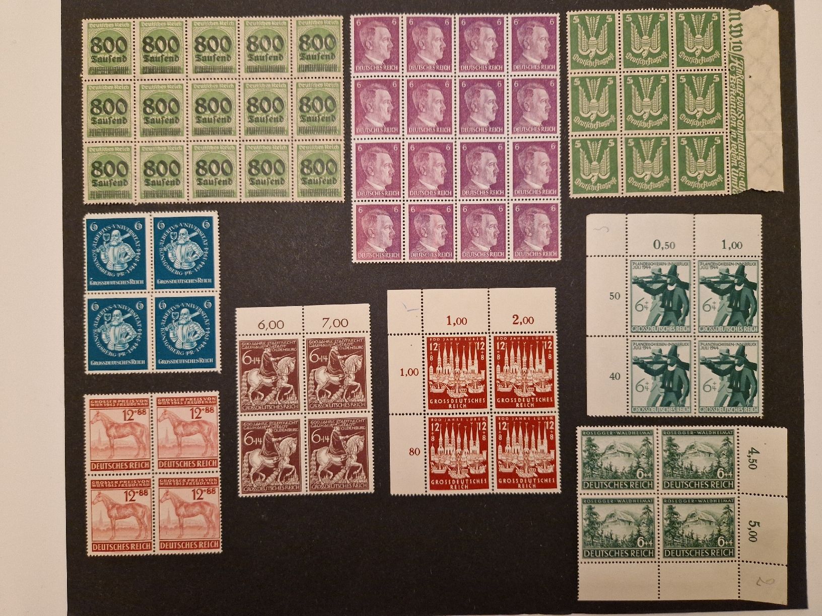 Tutti i francobolli: Deutsches Reich Briefmarken Block Blöcke postfrisch – Nuovo (secondo la descrizione) da St. Gallen venduto da Enrico_SG