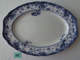 Ovale Servierplatt Doulton Burslem Arnold US Patent1891-1901