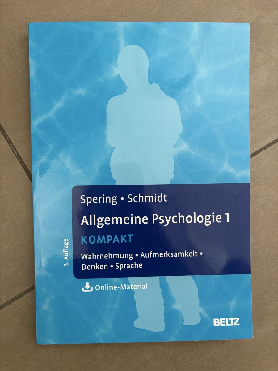 Libri: Buch Allgemeine Psychologie 1 – Nuovo (secondo la descrizione) da Schwerzenbach venduto da Gingerella30