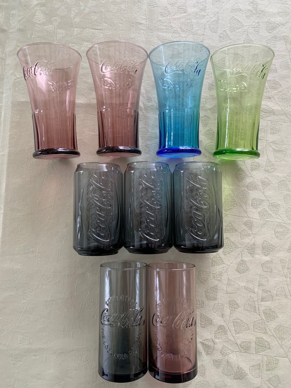 Coca-Cola Gläser: Coca Cola Gläser Set, 9 Stück, Sommer-Hit! – Neu (gemäss Beschreibung) aus Burgdorf von Netteli06