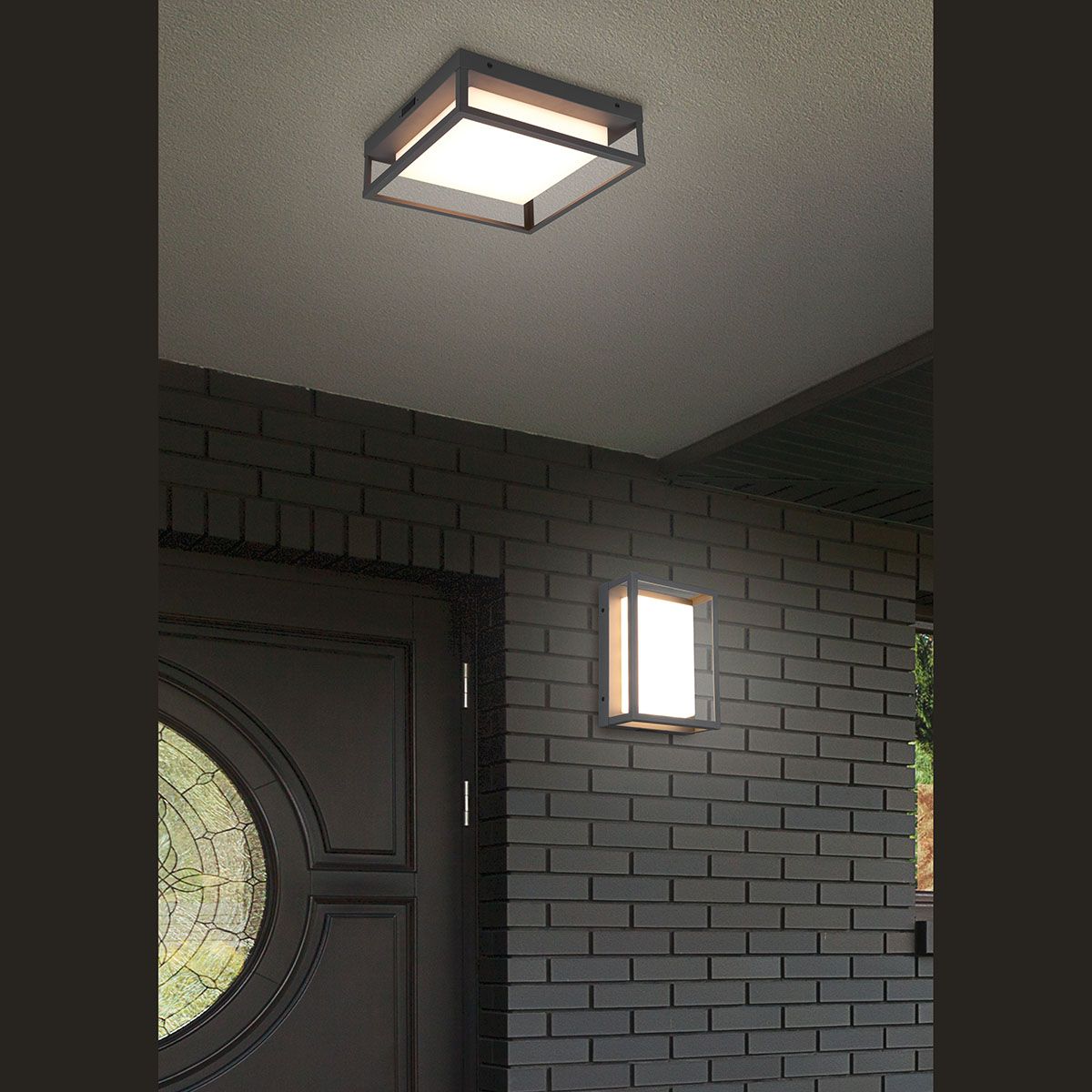 Lampadari & plafoniere: LED Aussen Deckenleuchte, Wandleuchte – Nuovo (secondo la descrizione) da Kreuzlingen venduto da Smart-Light 1